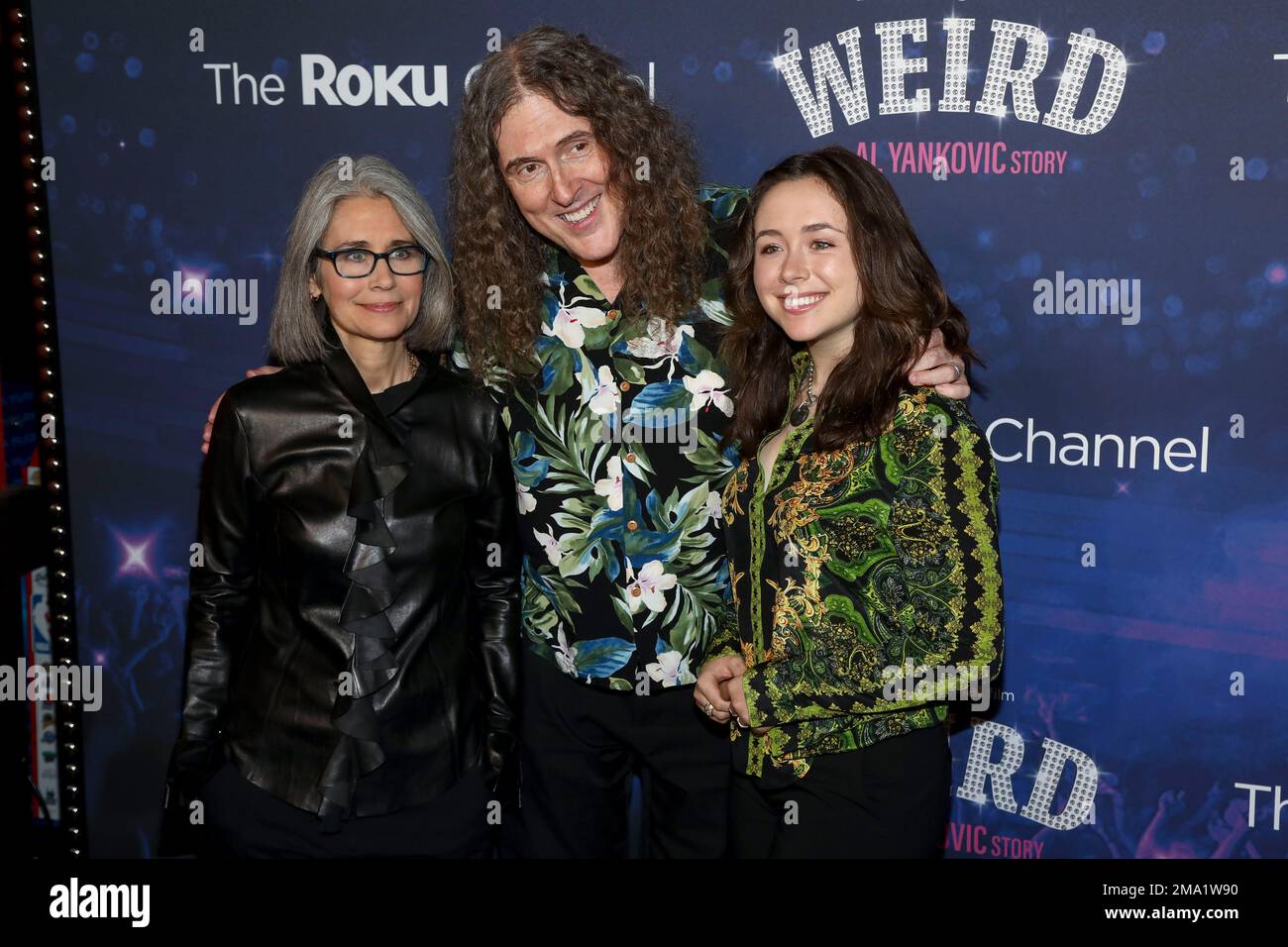 Suzanne Yankovic, from left, recording artist Al Yankovic and Nina