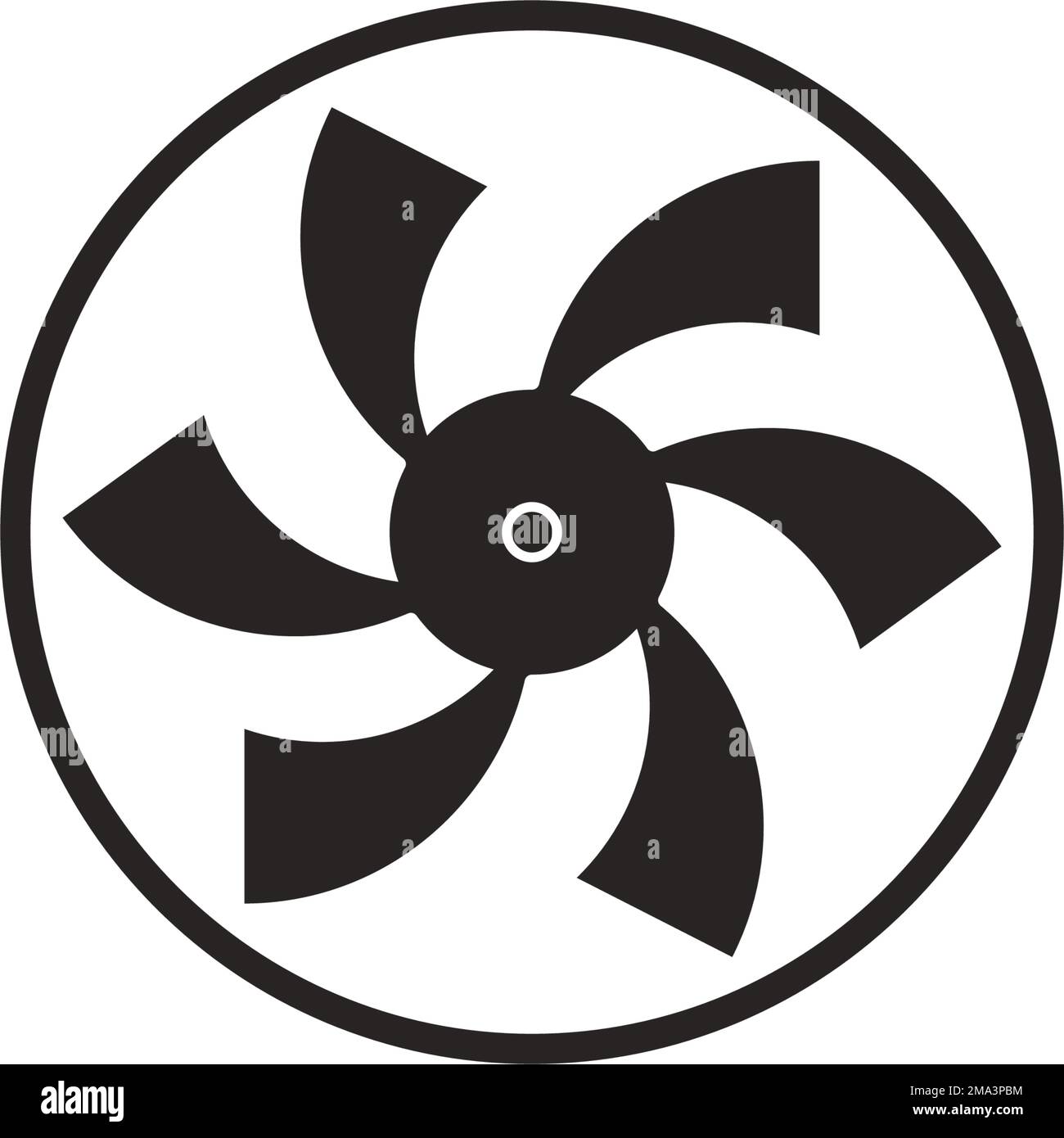 Turbinensymbol Vektordarstellung Symboldesign Stock Vektor