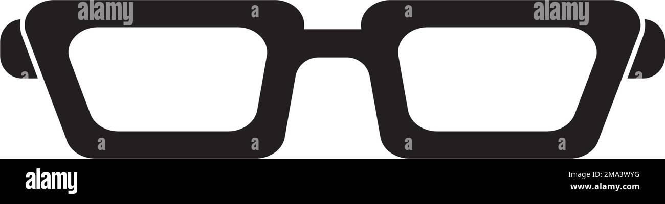 Brillensymbol. vektordarstellung einfaches Design Stock Vektor