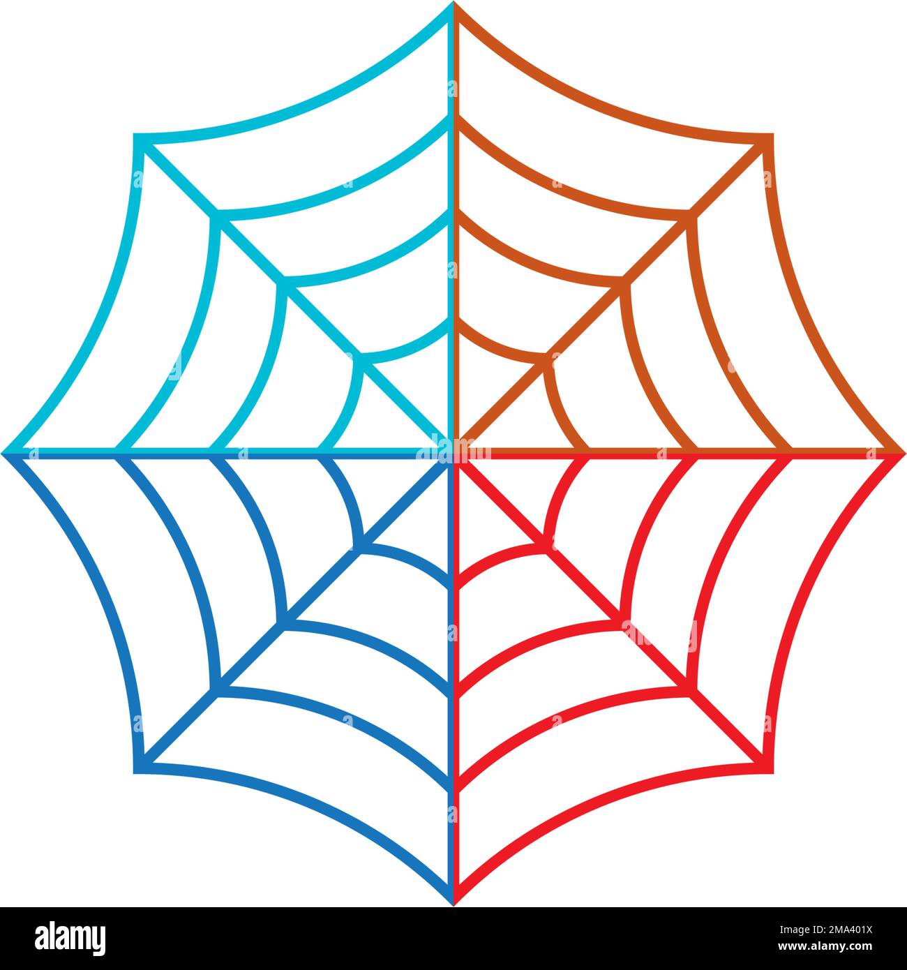 Cobweb-Symbol. Logo-Vorlage für vektordarstellung. Stock Vektor