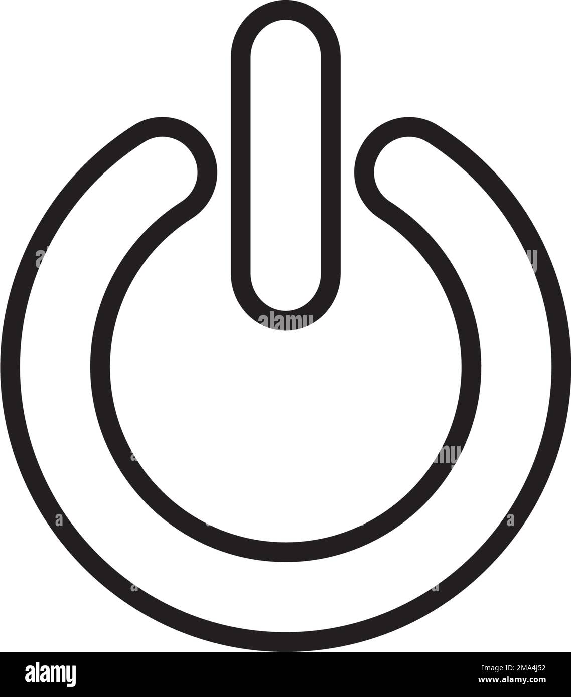 Vektorsymbol Symboldesign für Power-Symbole Stock Vektor