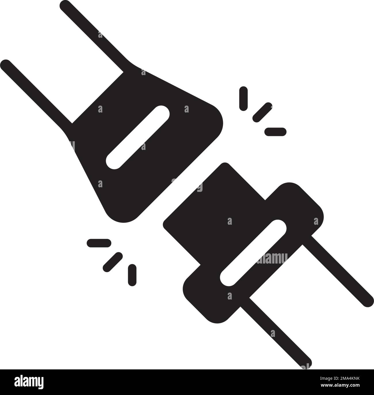 Vektorsymbol Symboldesign des Sicherheitsgurts Stock Vektor