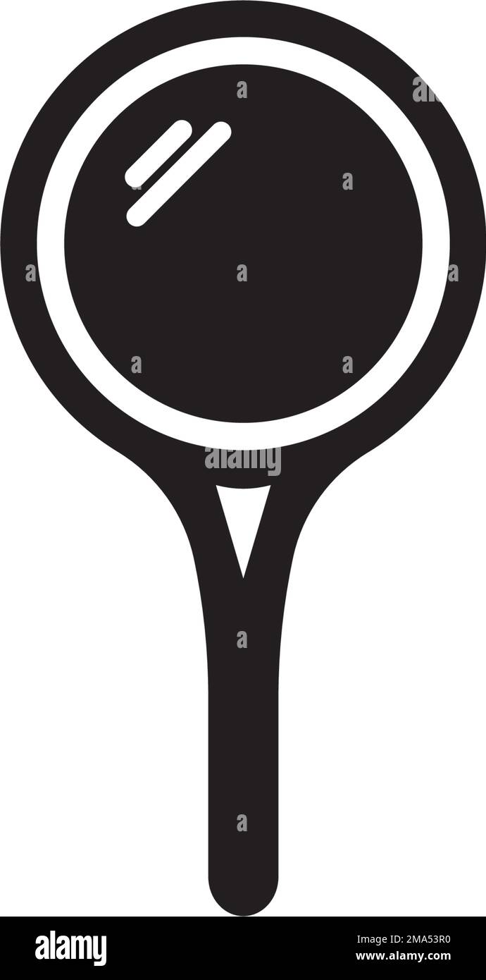 Make-up-Spiegel Symbol Vektordarstellung Symboldesign Stock Vektor