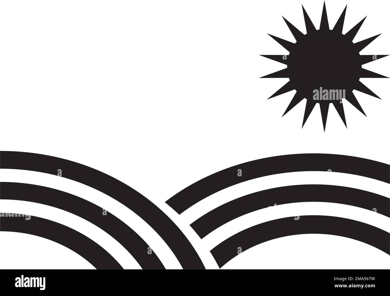 Plantagenvektorsymbol Symboldesign Stock Vektor