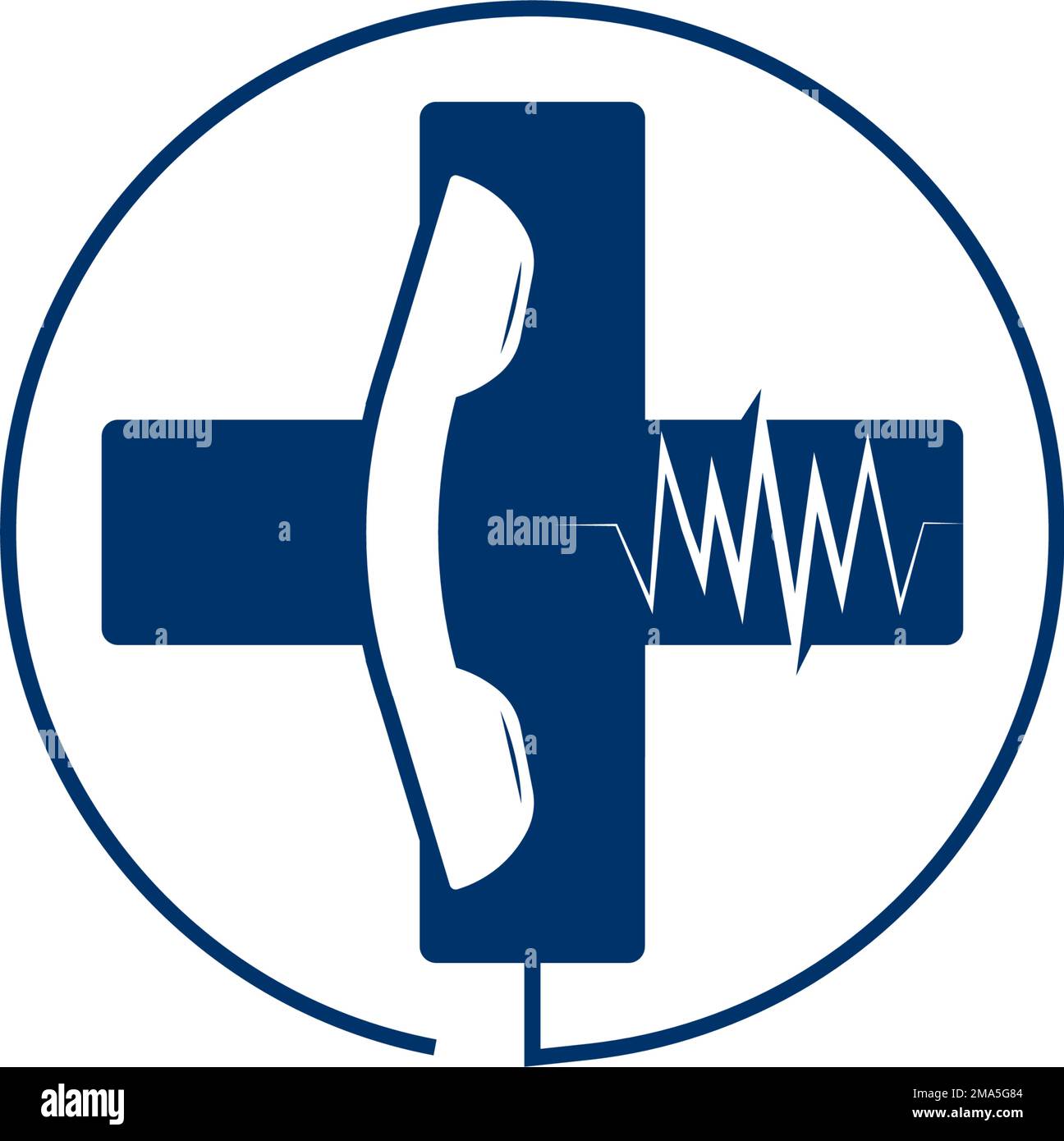 Gesundheitsberatung Logo Vektordarstellung Designvorlage Stock Vektor