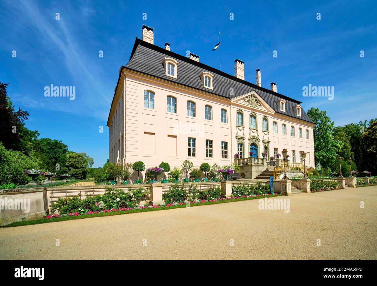 Schloss Branitz und Branitz Park, Prince Pueckler Park, Cottbus, Brandenburg, Deutschland Stockfoto