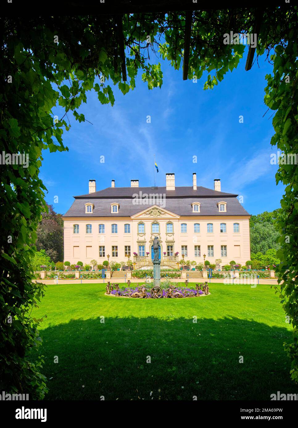 Schloss Branitz und Branitz Park, Prince Pueckler Park, Cottbus, Brandenburg, Deutschland Stockfoto