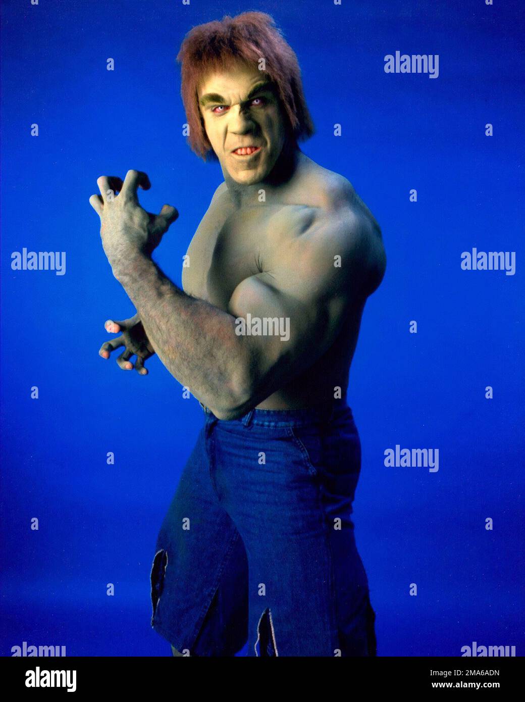 LOU FERRIGNO in THE INCREDIBLE HULK (1978), Regie von BILL BIXBY und REZA S. BADIYI. Kredit: MARVEL PROD./UNIVERSAL TV/Album Stockfoto