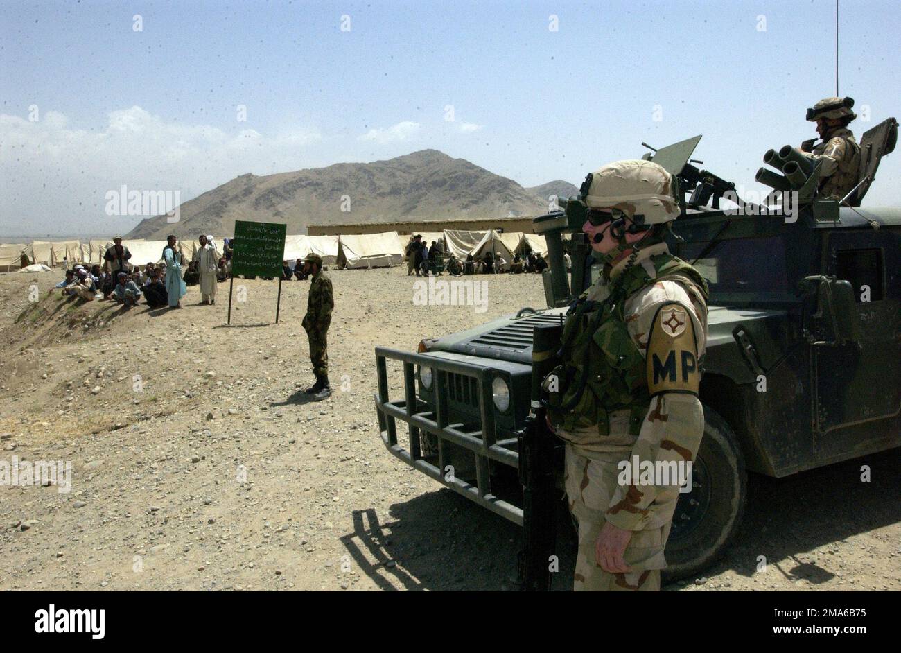 050630-A-9930K-011. Operation/Serie: IRAKISCHE FREIHEITSBASIS: Samarra Land: Irak (IRQ) Hauptkommando gezeigt: 3. CO. 3 BN 1 BDE 5 DIV Stockfoto