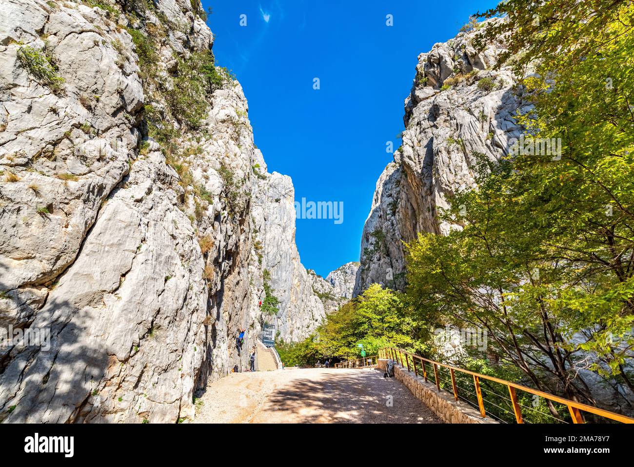 Paklenica, Velebit Stockfoto