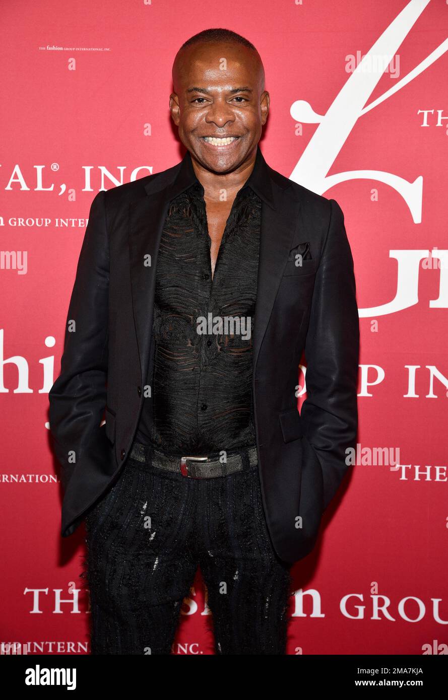 Frederick Anderson attends the Fashion Group International's Night of Stars awards gala at Casa Cipriani on Thursday, Oct. 13, 2022, in New York. (Photo by Evan Agostini/Invision/AP) Stockfoto