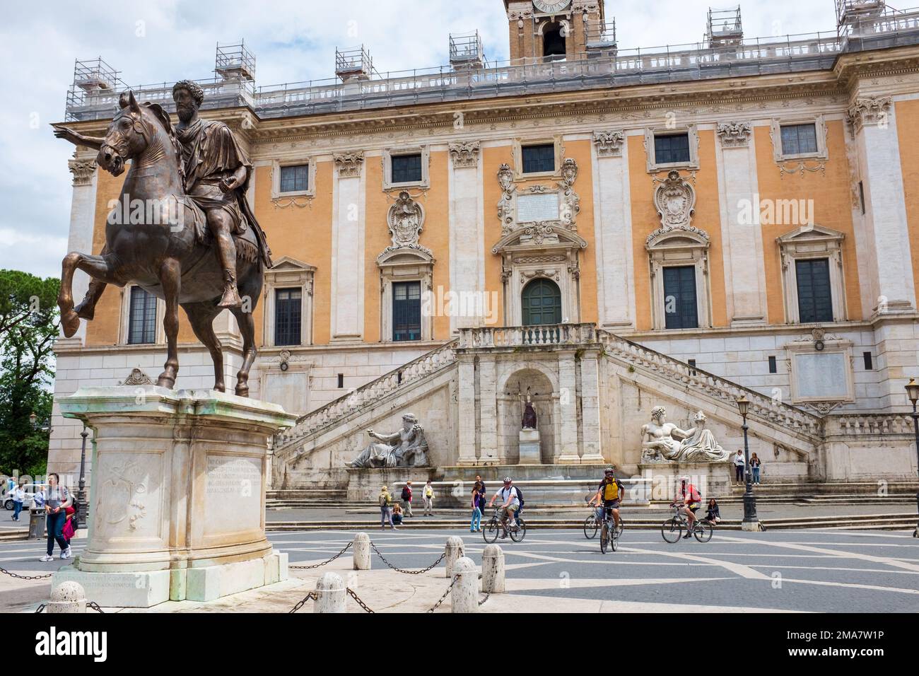 Die Menschen in Rom, der italienischen Hauptstadt Stockfoto