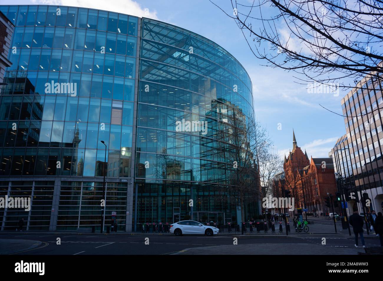 Hauptquartier der Supermarktkette, Sainsbury's in Holborn, London Stockfoto