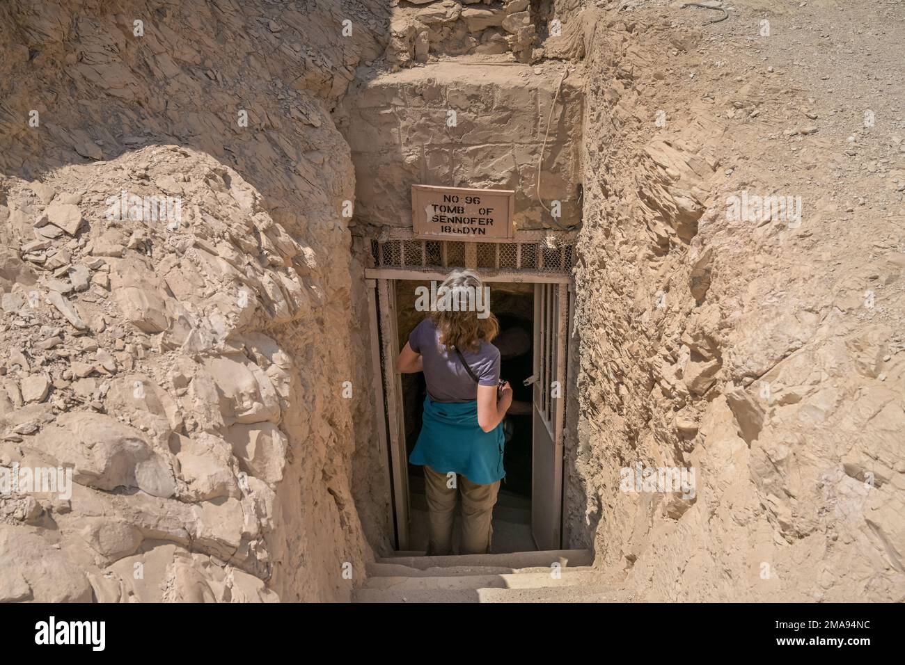 Grab des Sennefer, Gräber der Noblen, Theben-West, Ägypten Stockfoto