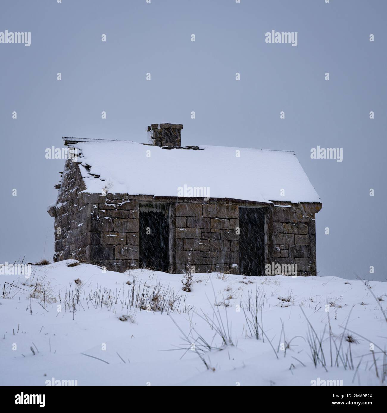 Elphin Bothy Stockfoto