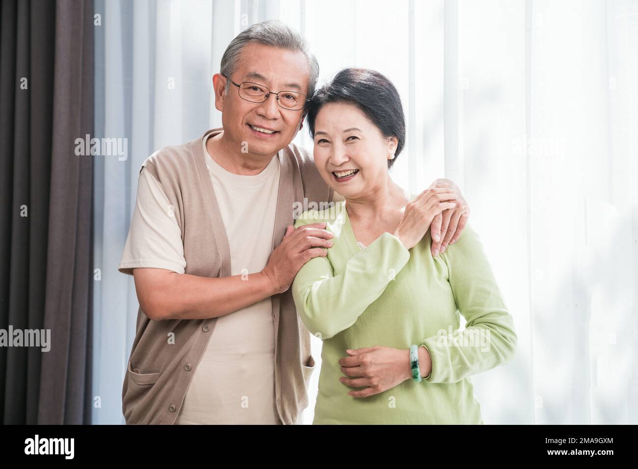 Ein altes Ehepaar Stockfoto