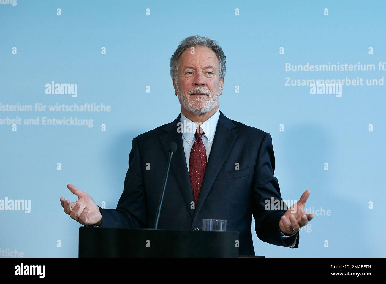 20.10.2022, Deutschland, Berlin, Berlin - Deutschland - David M. Beasley, Exekutivdirektor des Welternährungsprogramms der Vereinten Nationen (WEP) bei einer Pressekonferenz im F Stockfoto