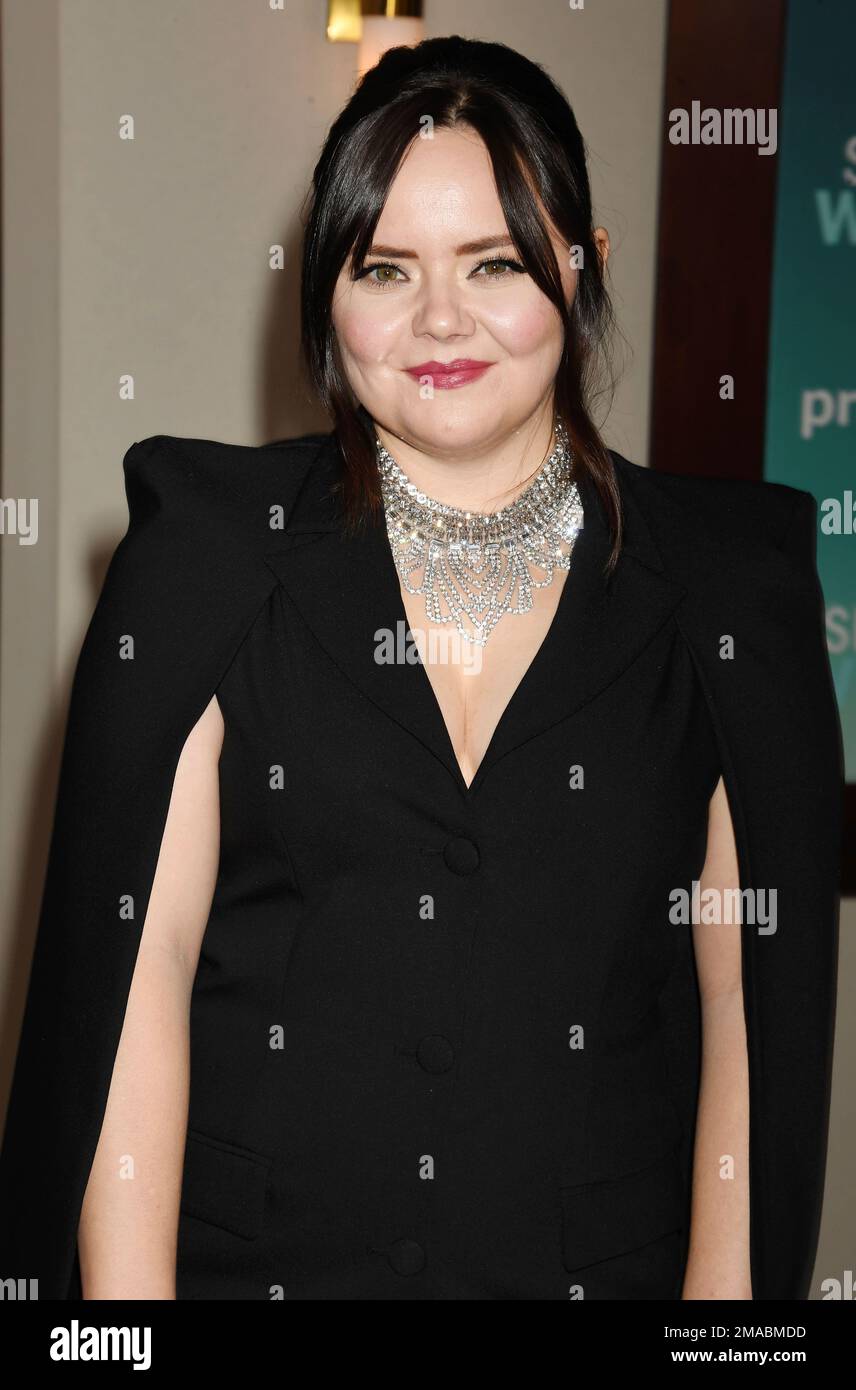 HOLLYWOOD, Kalifornien - 18. JANUAR: Melissa Hunter nimmt am 18. Januar 2 an der Premiere von Prime Video's „Shotgun Wedding“ im TCL Chinese Theatre Teil Stockfoto