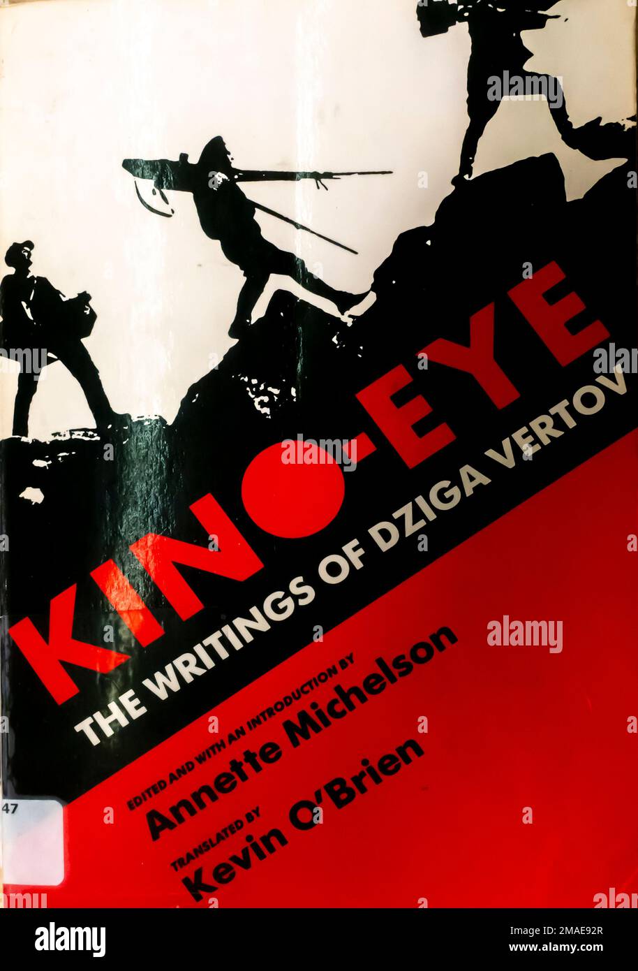 Kino-Eye-Buch von Dziga Vertov. Ausgabe in englischer Sprache Stockfoto