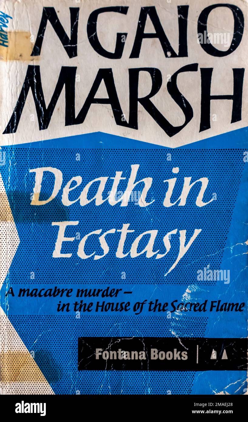 Tod in Ecstasy-Roman von Ngaio Marsh 1936 Stockfoto