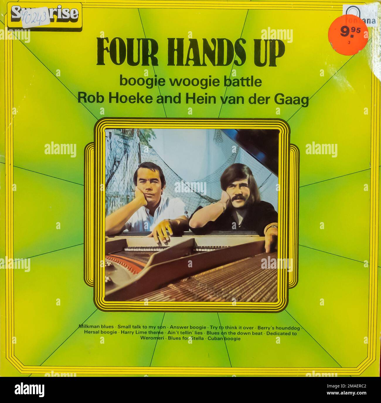Rob Hoeke und Hein van der Gaag – Albumcover mit vier Händen. Vinyl, LP, Album Stockfoto