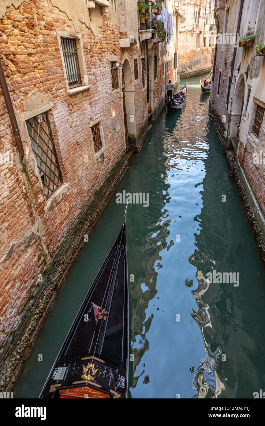 Rio di Santa Marina, Venedig, Italien Stockfoto