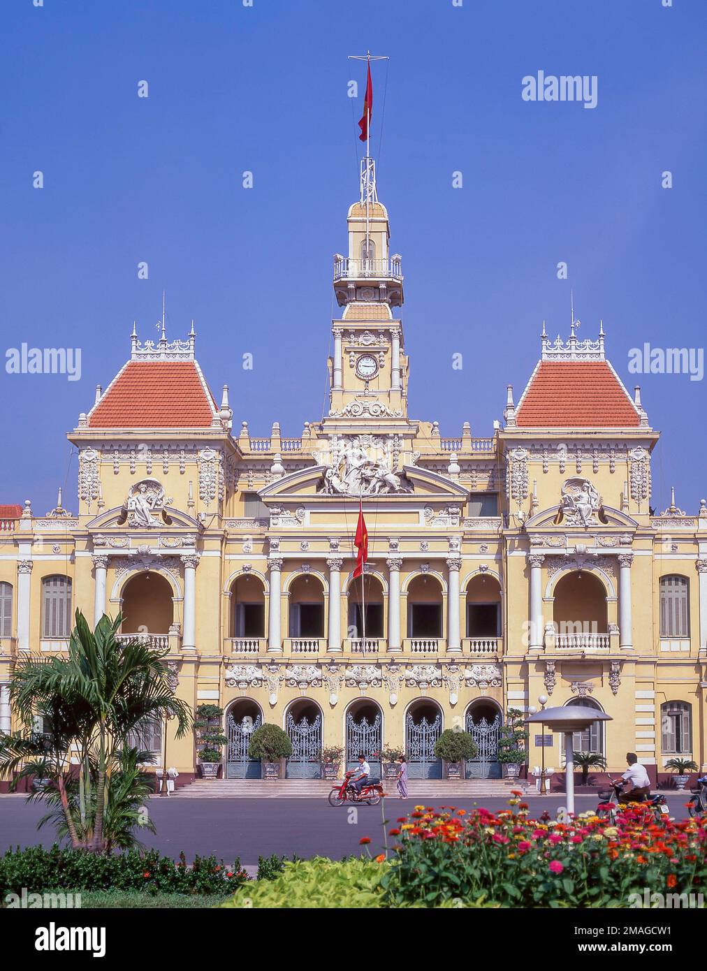 Rathaus von Ho Chi Minh, Union Square, Ho Chi Minh City (Saigon), Sozialistische Republik Vietnam Stockfoto