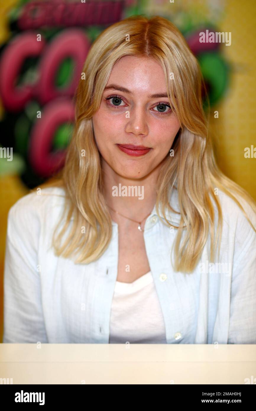 DEU, Deutschland, Dortmund, 16,7.22, Messe Dortmund Westfalenhallen, GERMAN COMIC CON LIMITED & FAMILY EDITION 2022, Grace Van Dien (Stranger Things) Stockfoto