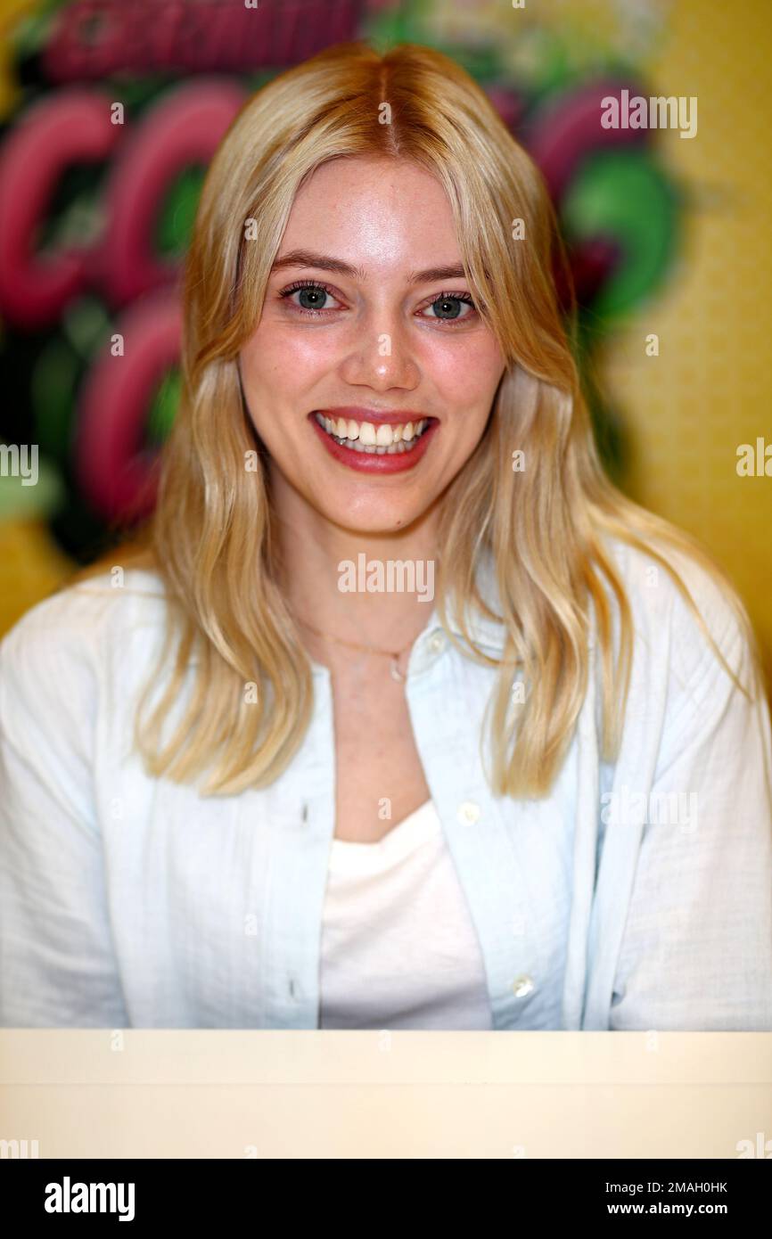 DEU, Deutschland, Dortmund, 16,7.22, Messe Dortmund Westfalenhallen, GERMAN COMIC CON LIMITED & FAMILY EDITION 2022, Grace Van Dien (Stranger Things) Stockfoto