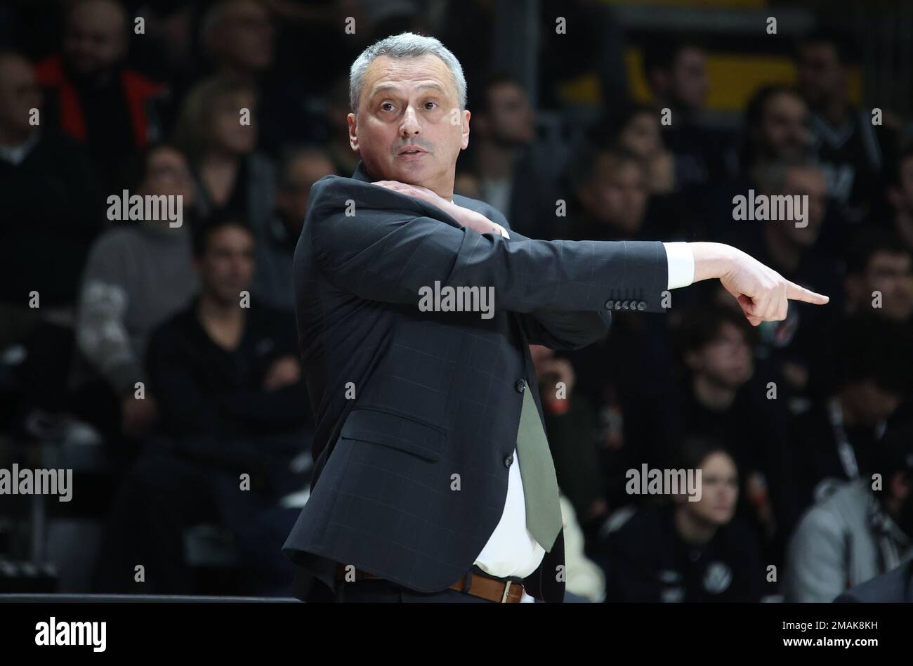 Bologna, Italien. 19. Januar 2023. qal1during das Euroleague Basketball-Meisterschaftsspiel Segafredo Virtus Bologna gegen Panathinaikos Athen - Bologna, 19. Januar 2023 in Segafredo Arena Credit: Independent Photo Agency/Alamy Live News Stockfoto