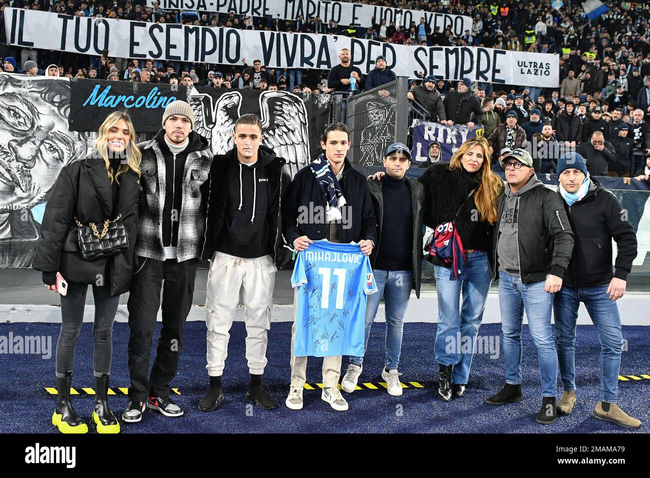 The Sinisa Mihajlovic während des Spiels der Coppa Italia League 2022 2023, Olimpico Stadium, Lazio gegen Bologna 19. Januar 2023 (Foto: AllShotLive/Sipa USA) Guthaben: SIPA USA/Alamy Live News Stockfoto