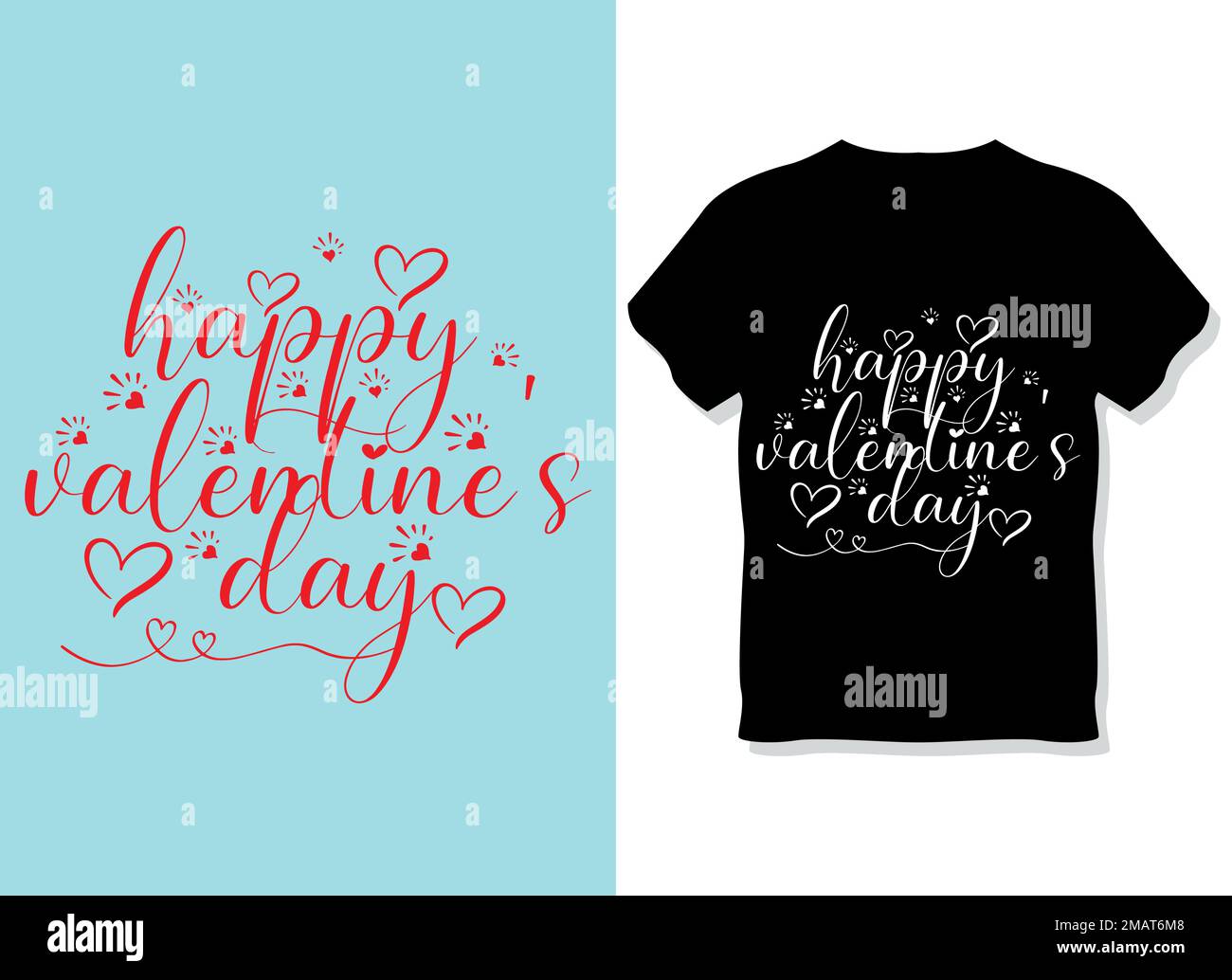 Valentinstag-T-Shirt-Design in Hi-Res-Fotografie und Bilder Stock Vektor