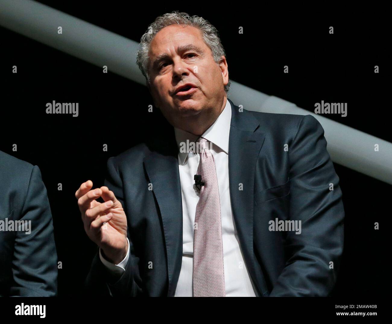 FILE CNBC's Mark Hoffman appears during a panel discussion on the