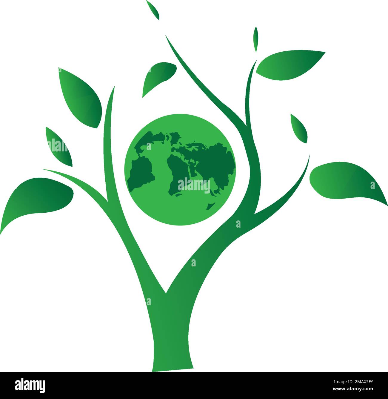 Earth Day Icon vektor Illustrationsdesign Stock Vektor