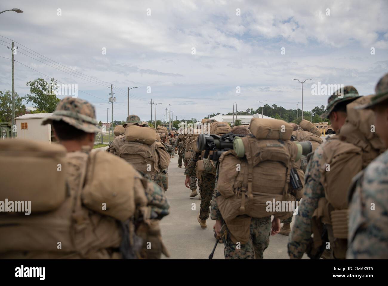 US Marine Corps 250th Cap - Verstellbare Gedenkkappe Navy Blau/Weiß