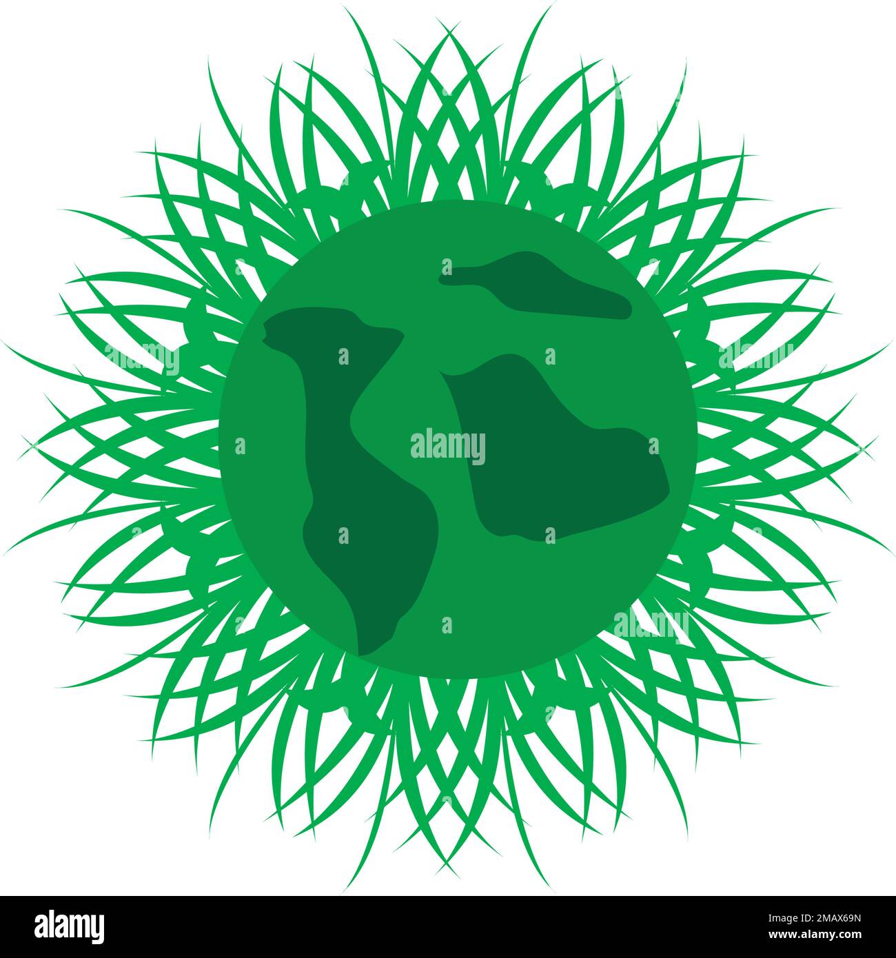 Earth Day Icon vektor Illustrationsdesign Stock Vektor