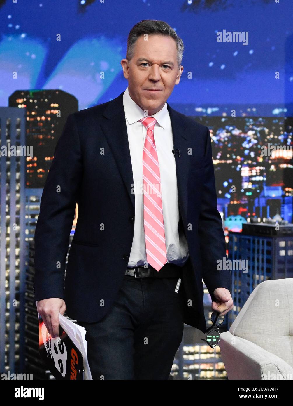 Television Host Greg Gutfeld Appears On FOX News Channels Late-night