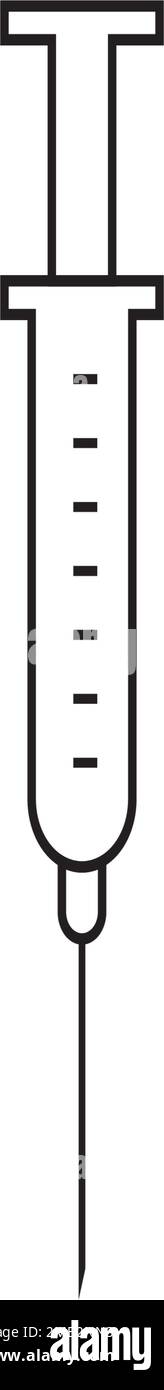 Design für Injektionslogos Stock Vektor