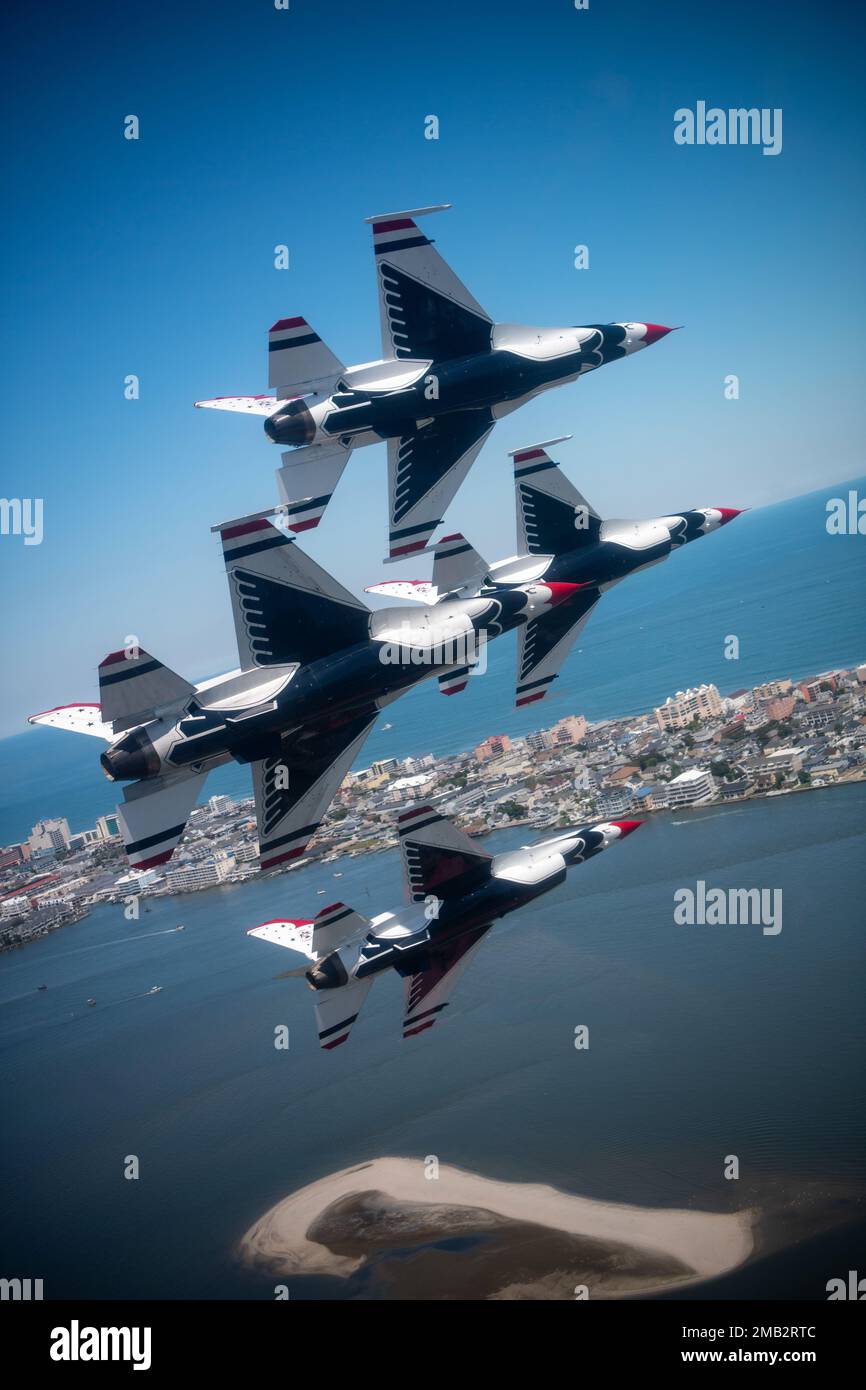 Die US Air Force Air Demonstration Squadron Bekannt Als Die die-us-air-force-air-demonstration-squadron-bekannt-als-die