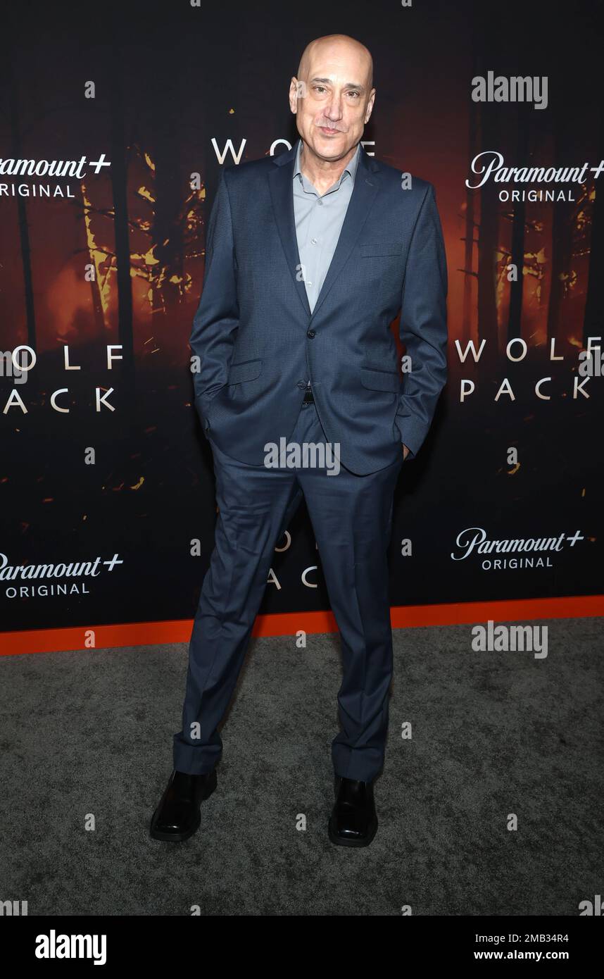 19. Januar 2023 – Los Angeles, Kalifornien – Kenny Alfonso. Los Angeles Premiere von Paramount+' Wolf Pack fand im Harmony Gold in Los Angeles statt. Stockfoto
