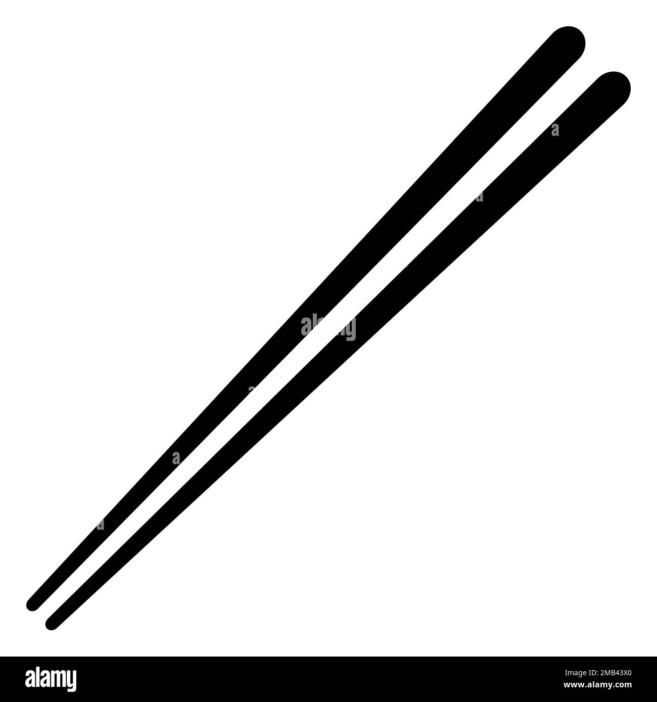 Icon Chopstick japanisches Essen, korea Holzstab chinesisches Sushi Chop Stock Vektor Icon Chopstick japanisches Essen, korea Holzstab chinesisches Sushi Chop Stock Vektor