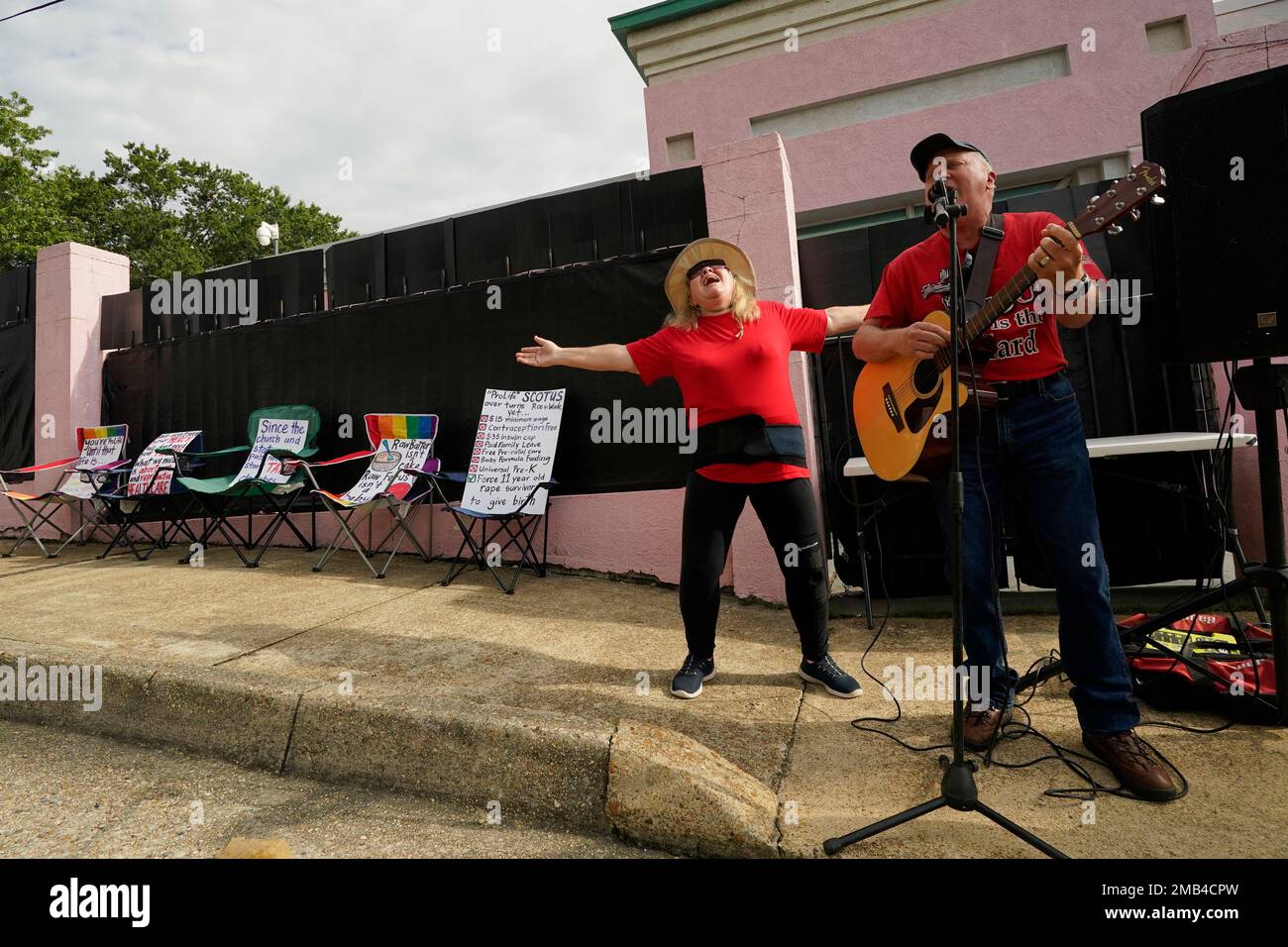 A brother and sister duo who gave their names only as "Butch" and