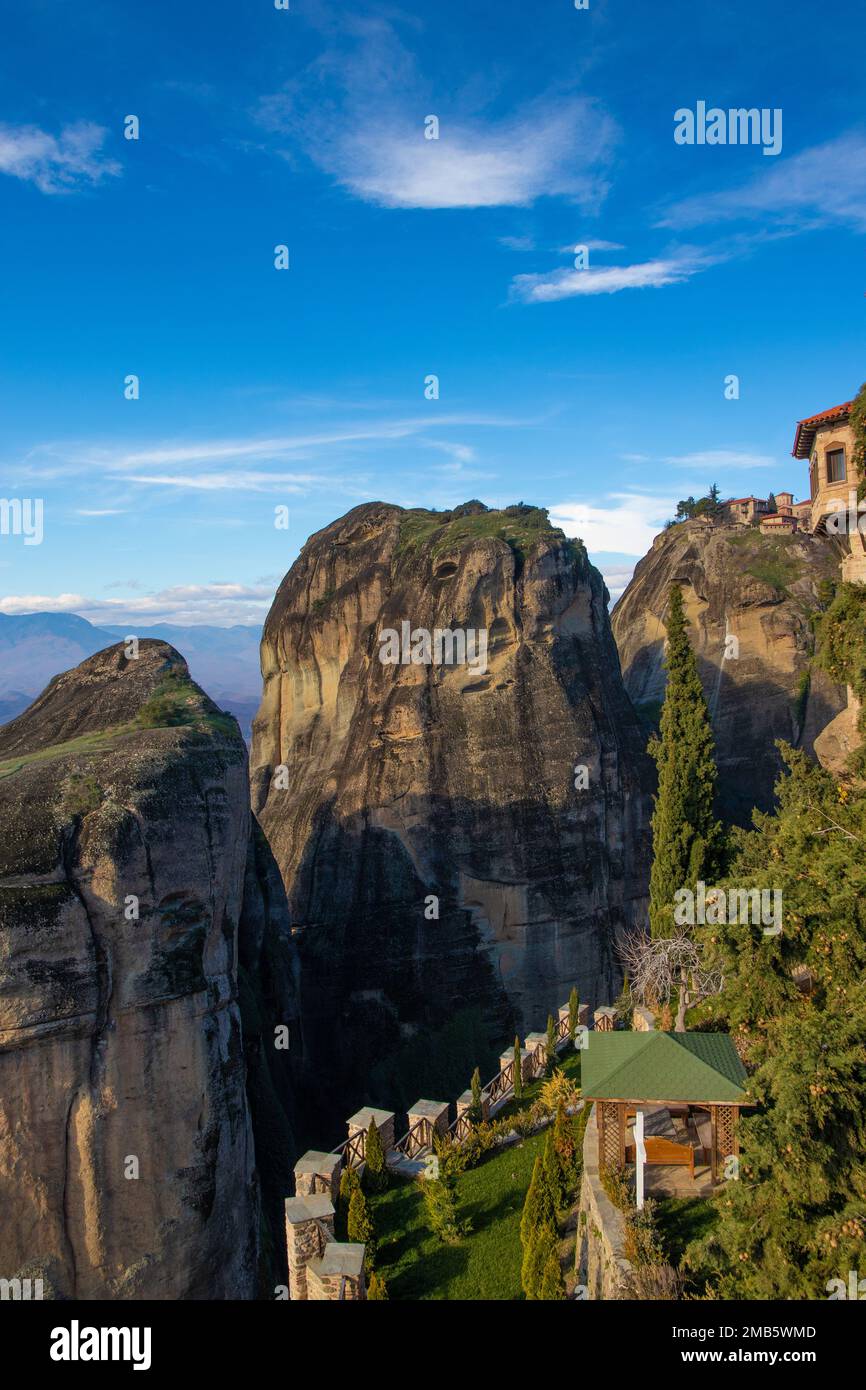 Einige Berge mit einer seltenen und extrem schönen Form. Stockfoto