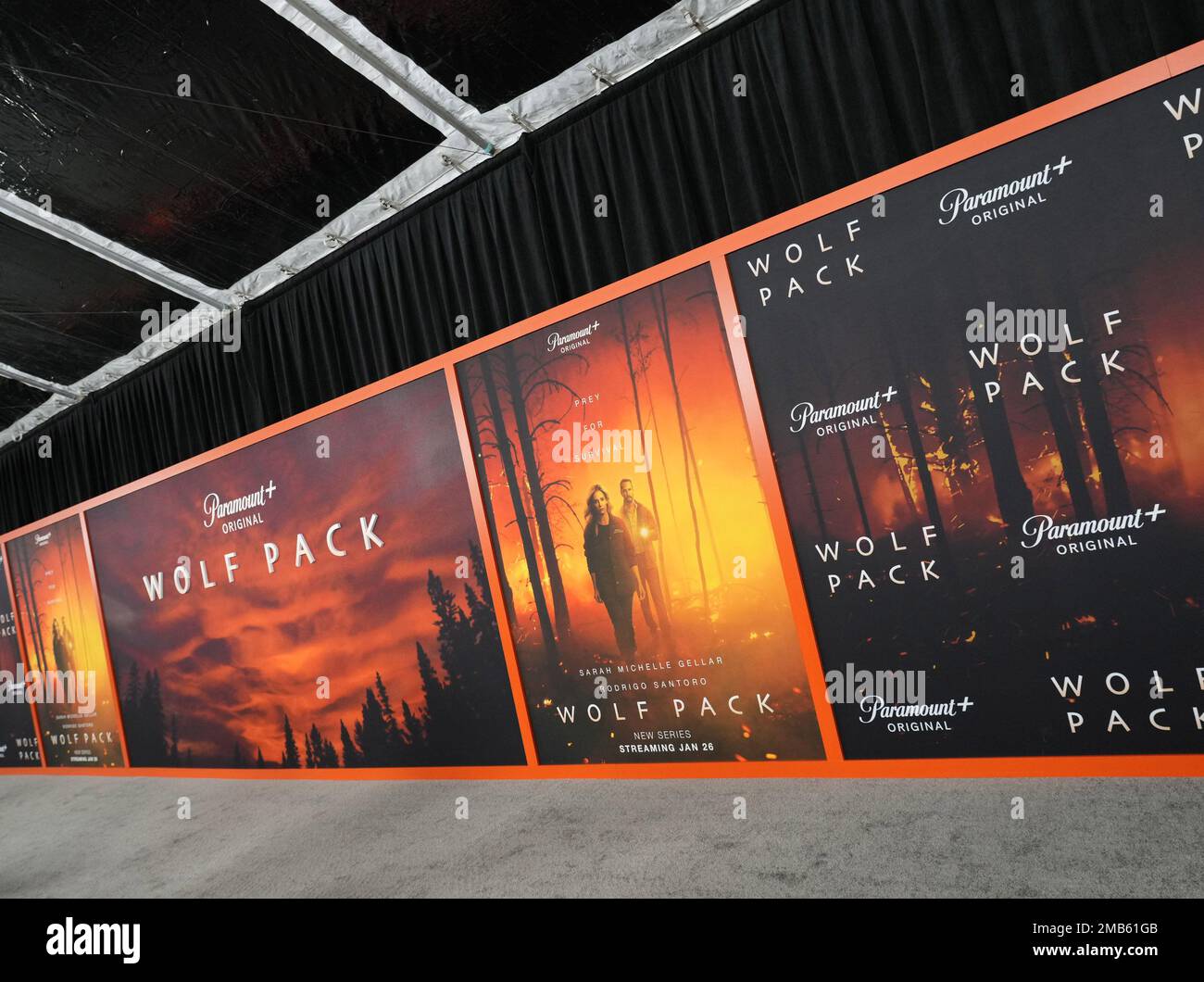 Los Angeles, USA. 19. Januar 2023. Atmosphäre im Paramount 's WOLF PACK Los Angeles Premiere im Harmony Gold in Los Angeles, CA, am Donnerstag, den 19. Januar 2023. (Foto: Sthanlee B. Mirador/Sipa USA) Guthaben: SIPA USA/Alamy Live News Stockfoto