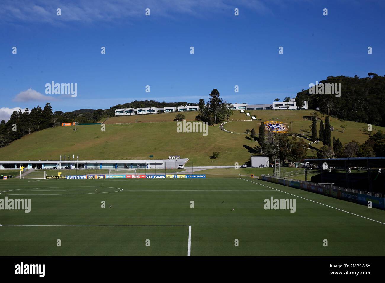 Granja Comary Fußballzentrum der brasilianischen Nationalmannschaft, geleitet vom brasilianischen Fußballverband - 05.21.2018 Stockfoto