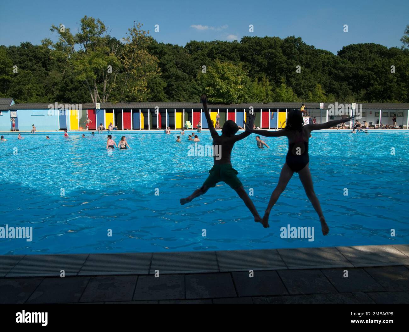 Tooting Bec Lido, Tooting Bec Road, Streatham, Wandsworth, Greater ...