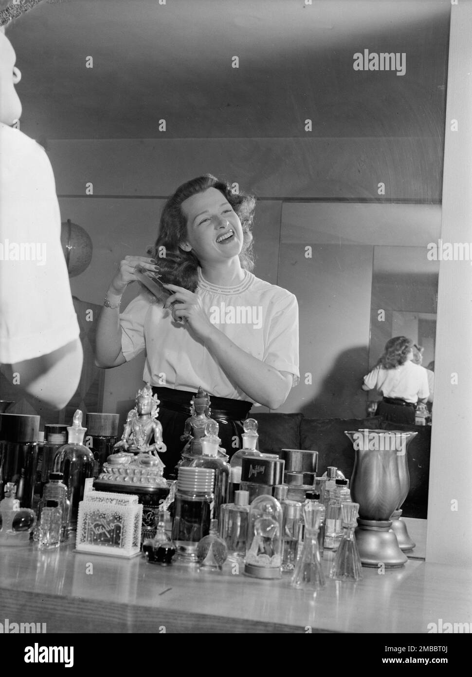 Porträt von Jo Stafford, New York, N.Y.(?), Ca. Juli 1946. Stockfoto