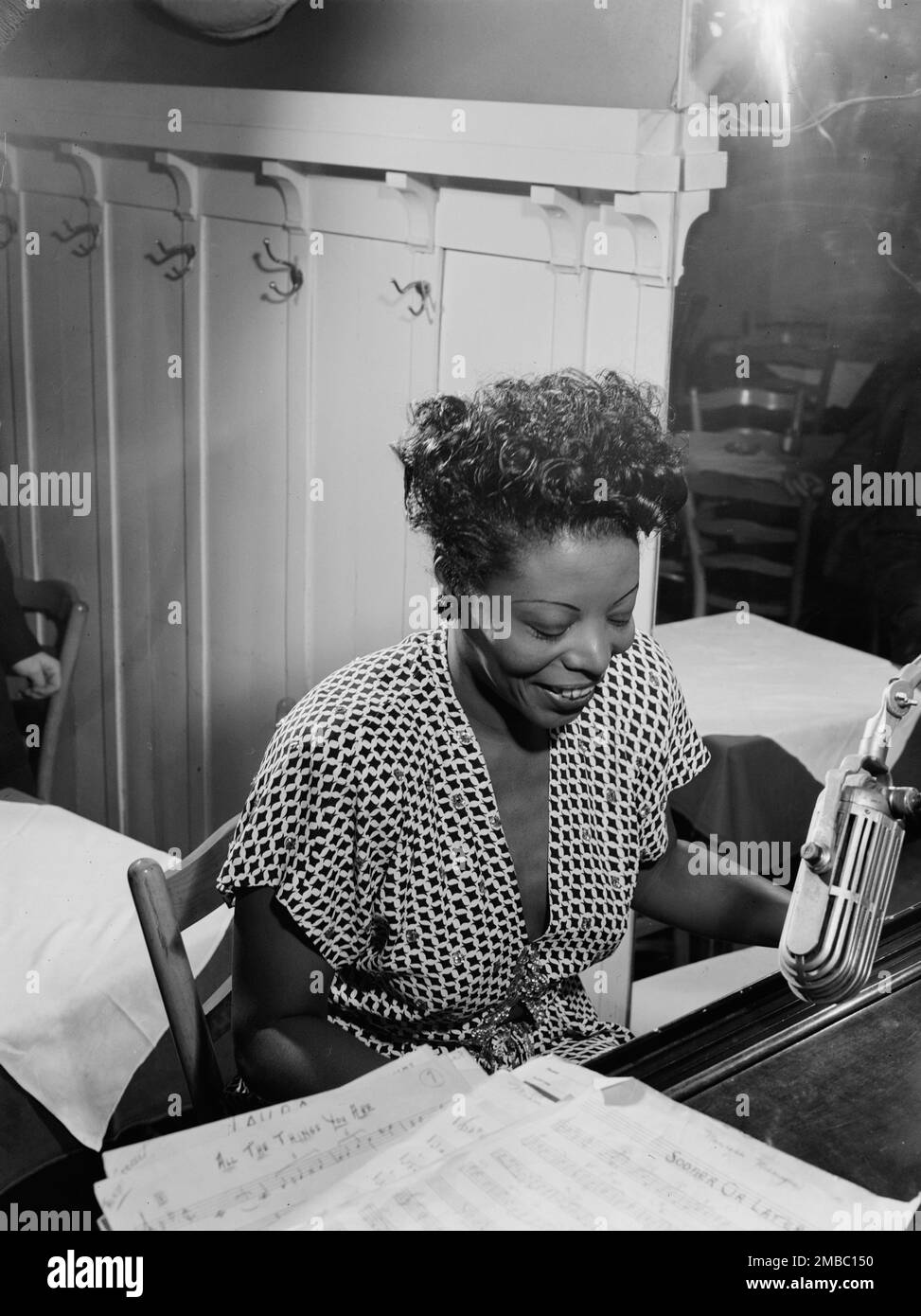 Porträt von Mary Lou Williams, New York, New York, New York, Ca. 1946. Stockfoto