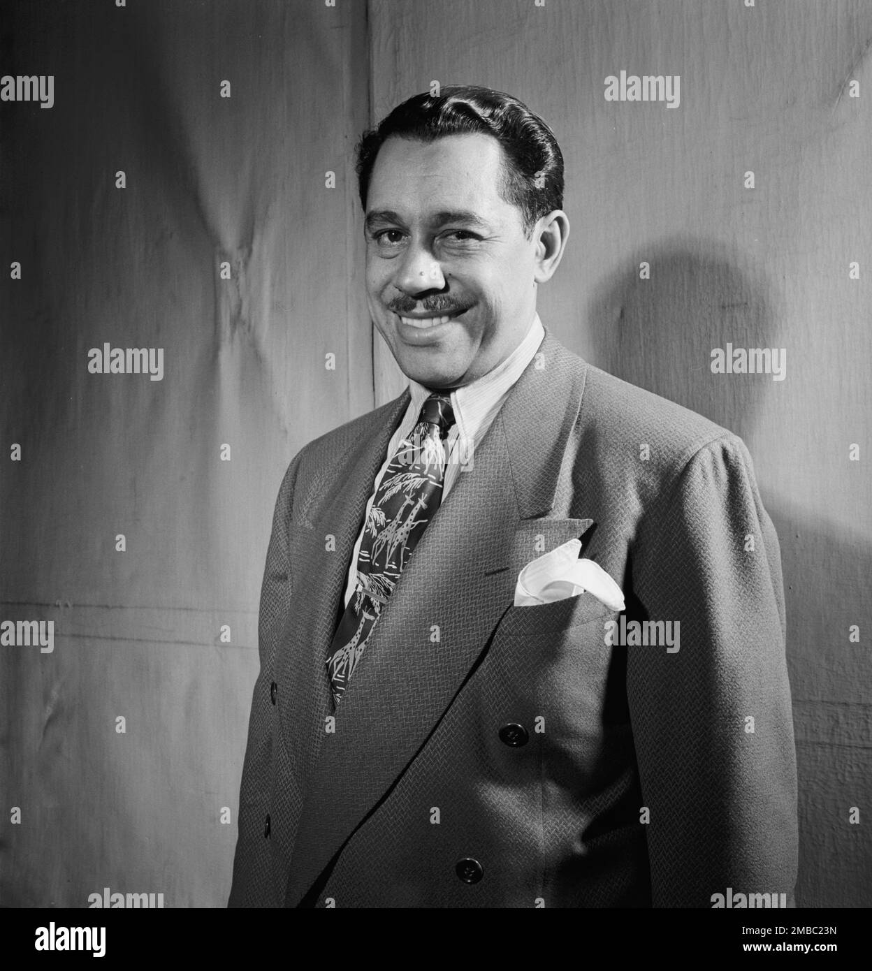 Porträt von Cab Calloway, Columbia Studio, New York, New York, New York, New York, Ca. März 1947. Stockfoto