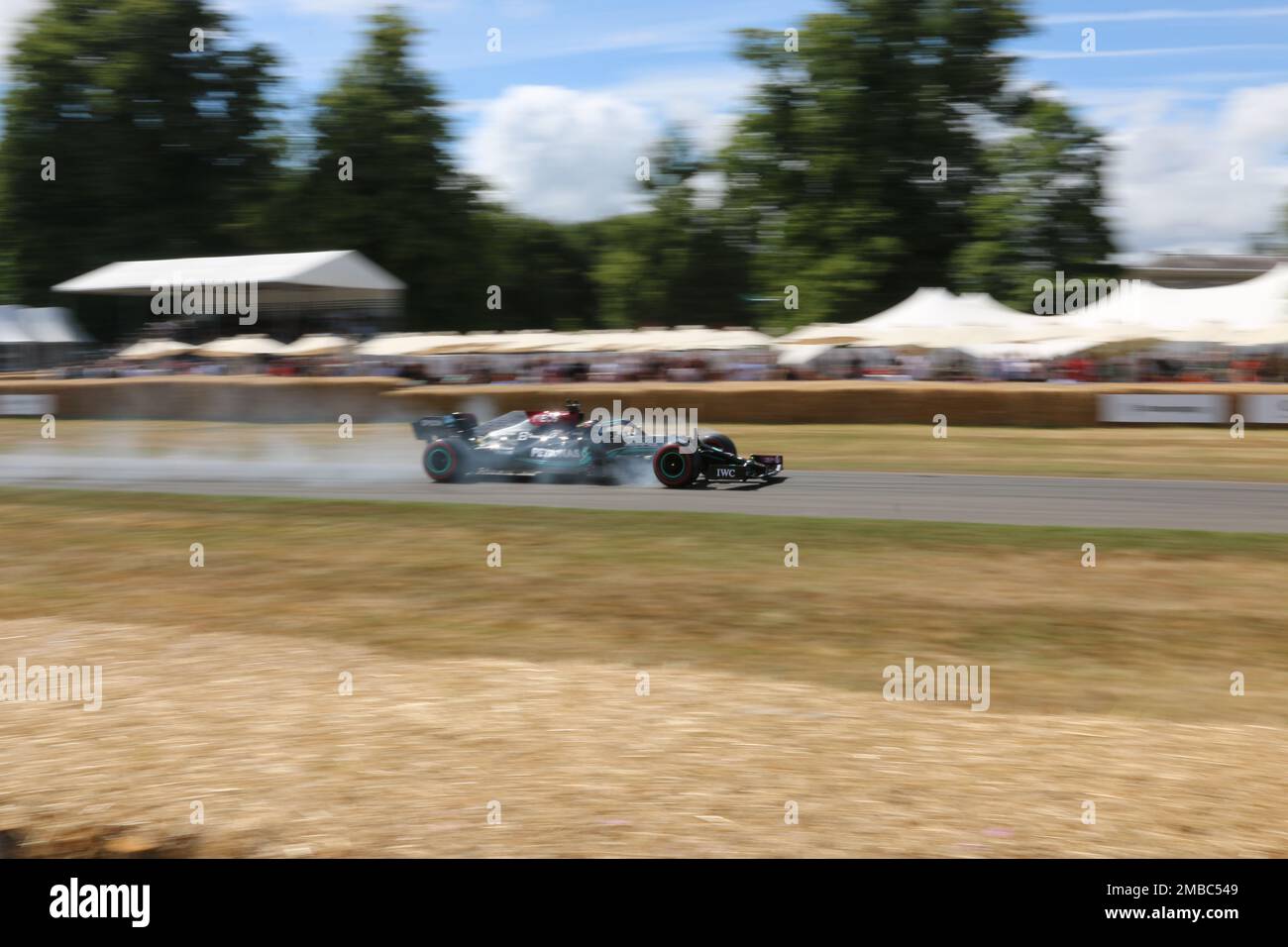 Smokey W11 beim Goodwood Festival of Speed 2022 (George Russel) Stockfoto